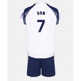 Baby Fußballbekleidung Tottenham Hotspur Son Heung-min #7 Heimtrikot 2025-26 Kurzarm (+ kurze hosen)